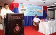 Sri. Elias George IAS, MD, Kochi Metro Rail Ltd., giving lecture on Make in India: Zero Defect, Zero Effect on 12th February 2015